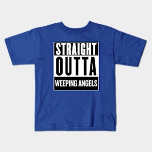 Straight Outta Weeping Angels Kids T-Shirt